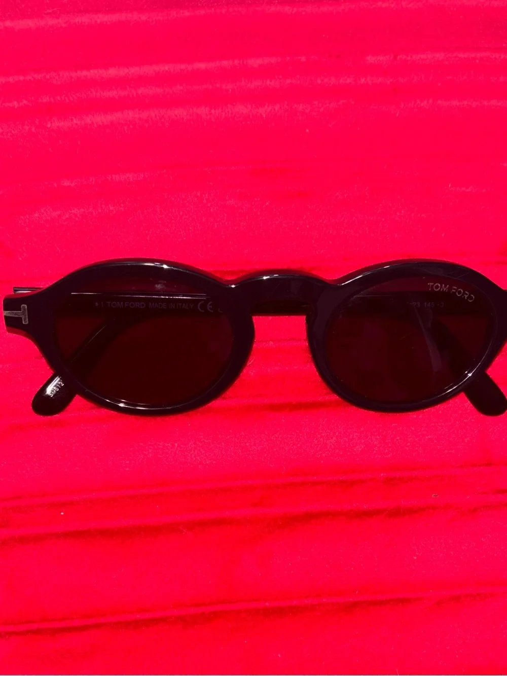 Tom Ford Aristotele-O2 Black Round Sunglasses